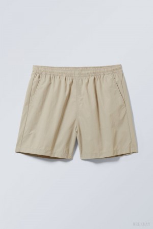 Weekday Ed Contrast Swim Shorts ベージュ | HCRK1504