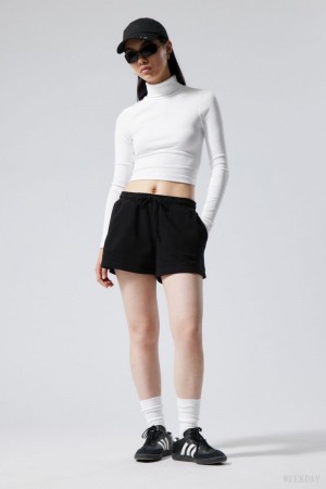 Weekday Essence Standard Sweatshorts 黒 | DUWH7333