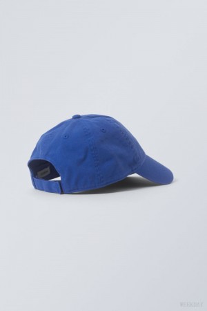 Weekday Essential Washed Cap 深い青 | IWGK5986