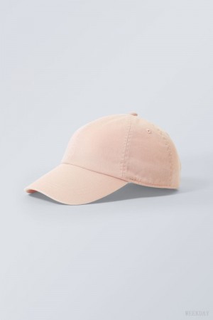 Weekday Essential Washed Cap ピンク | NQCN9070