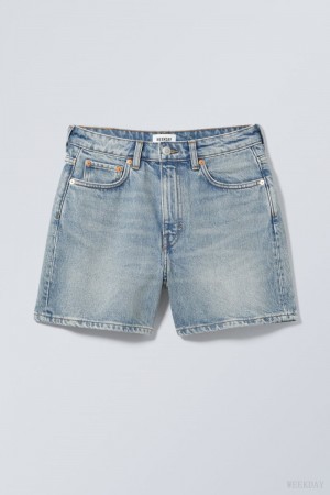 Weekday Eya Denim Shorts 青 | NBRQ1243