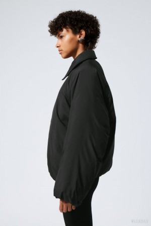 Weekday Helena パッド入り Jacket 黒 | FINR8046