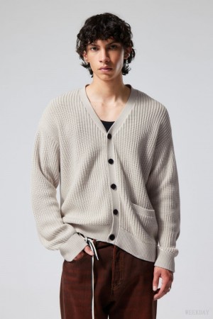 Weekday Jonas Regular Cardigan ベージュ | TNUF1785