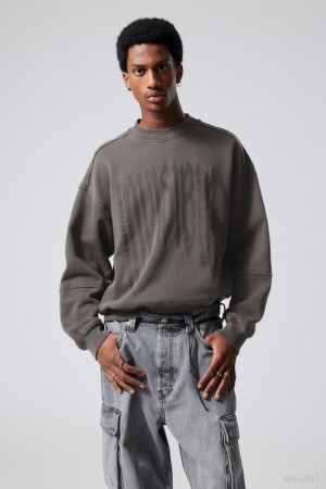 Weekday Liam Sweatshirt Invisible | SNJR7111