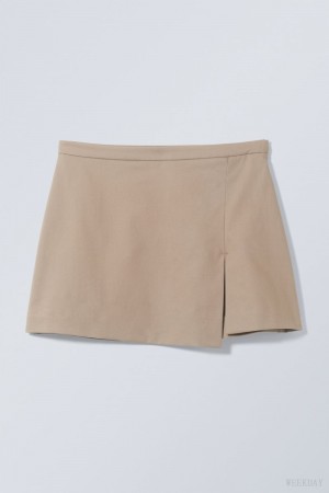 Weekday Mel Mini Skirt Mole | ULRA8624