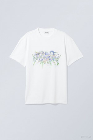 Weekday Oversized グラフィック Printed T-shirt System | SPRK3036