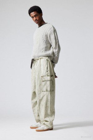 Weekday Parachute Loose Cargo Trousers カーキ | BROV7395