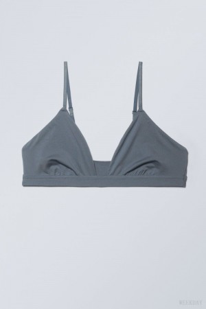 Weekday Soft Triangle Bralette Soul 青 | RGQR1809