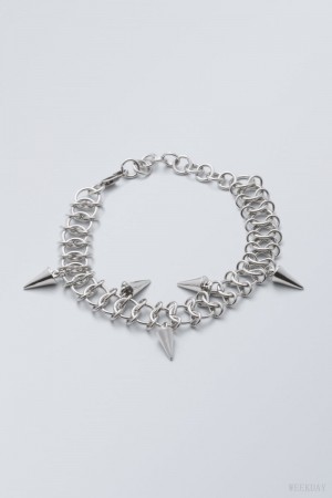 Weekday Spike Bracelet シルバー | PEJM9945