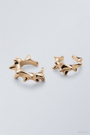 Weekday Spike Earcuffs ゴールド | HBHO4272