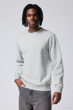 Weekday Standard Midweight Sweatshirt グレー | VDPW3209