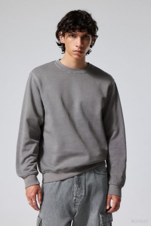 Weekday Standard Midweight Sweatshirt グレー | NDVD4276