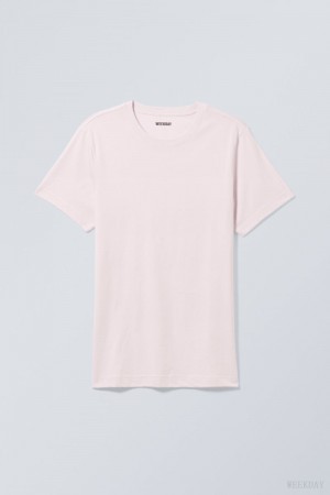 Weekday Standard Midweight T-shirt ライト紫 | LNKW6394