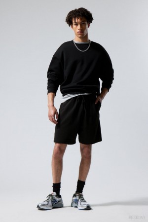 Weekday Standard Sweatshorts 黒 | OZRV5146