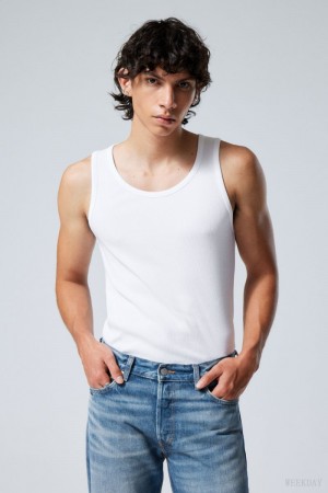 Weekday Standard Tank Top 白 | TQJD9774