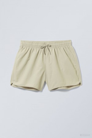 Weekday Tan Structure Swim Shorts ライト | BYXV4218