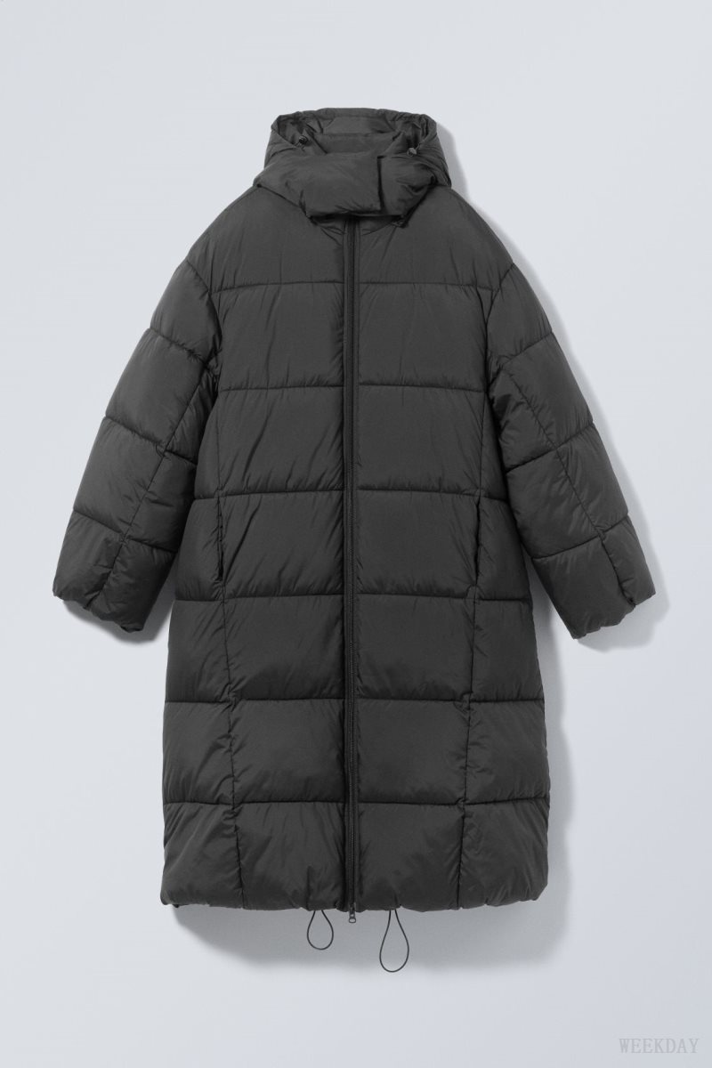 Weekday Aeris Puffer Coat 黒 | MFUA1554