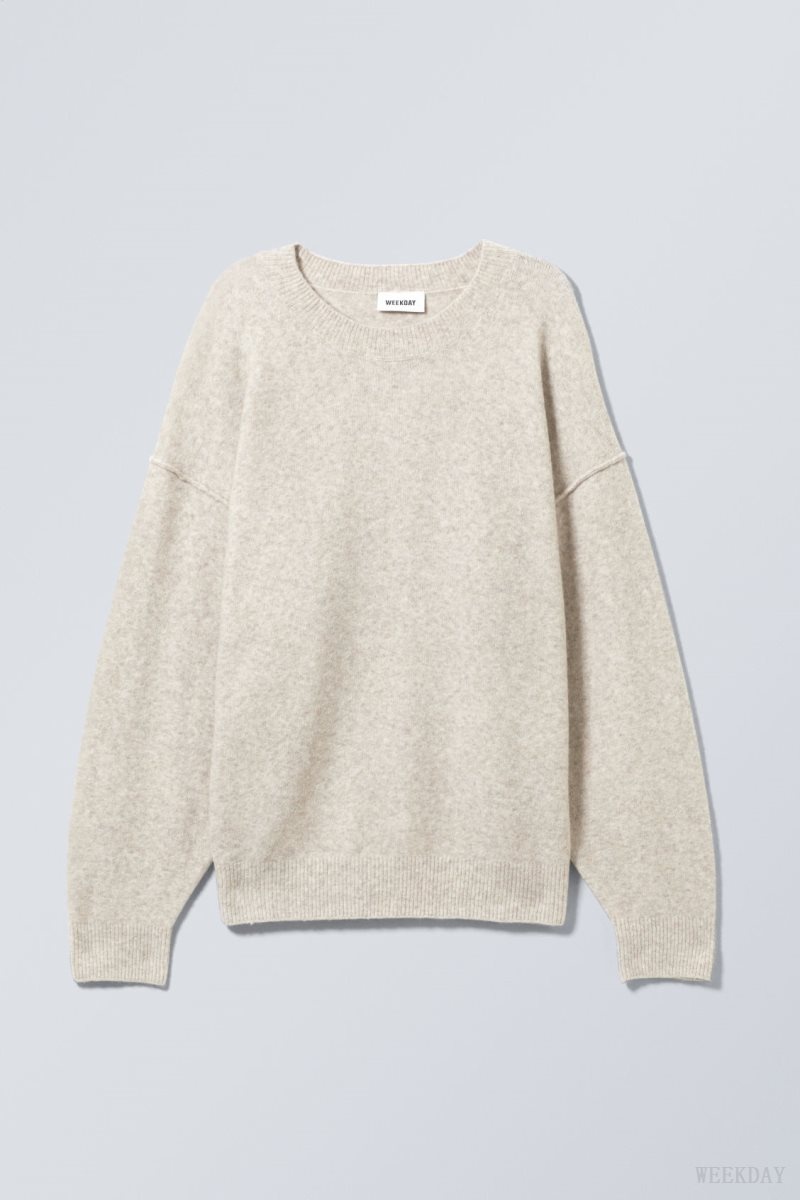 Weekday Annie Knit Sweater ライト | BKIV8906