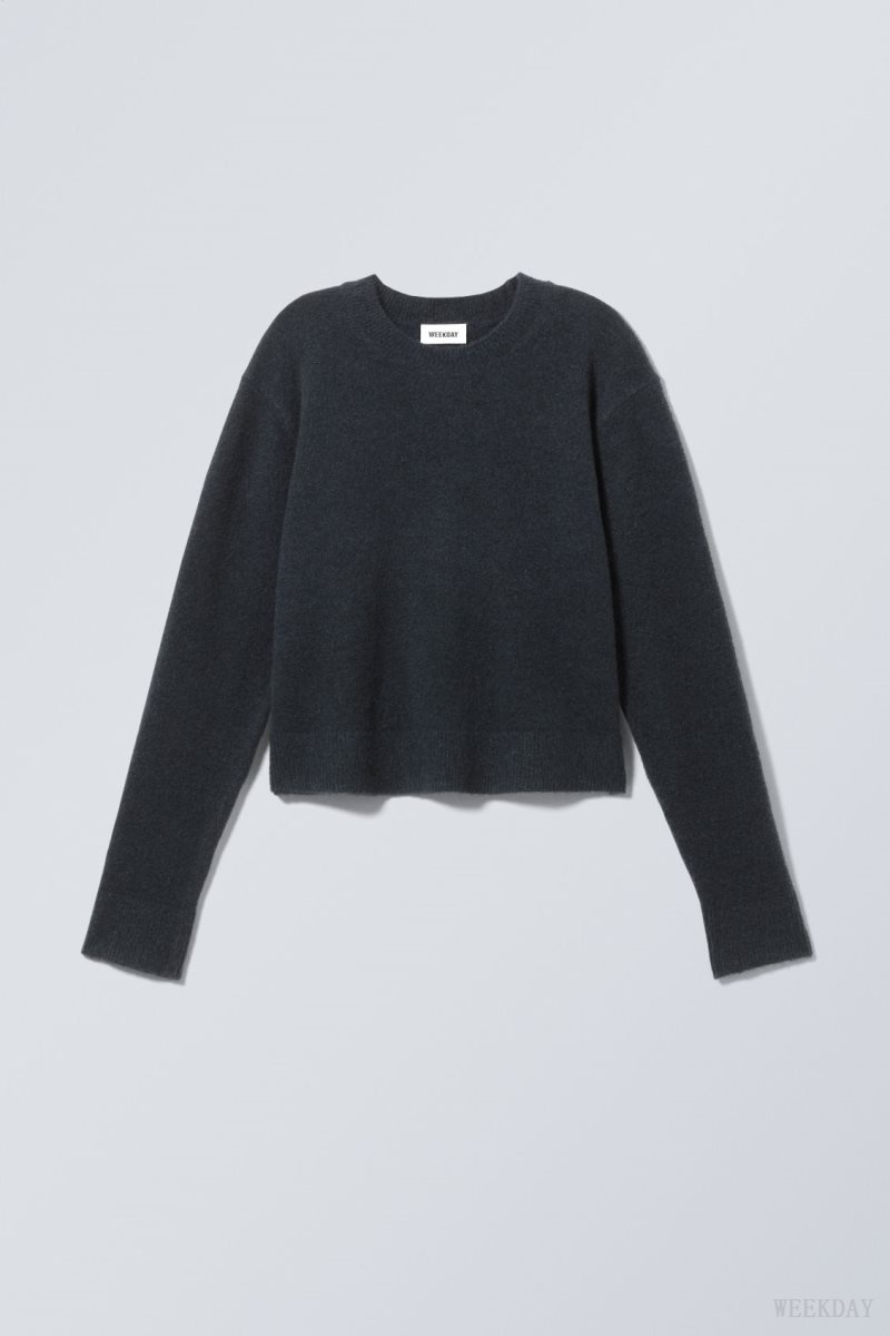 Weekday Ayla Sweater ネイビー | CAGS2657