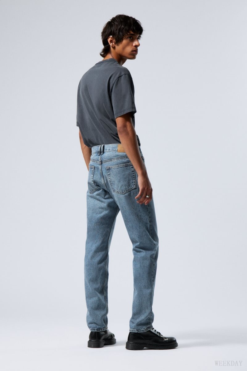 Weekday Barrel Relaxed Tapered Jeans 青 | ZLRB9934