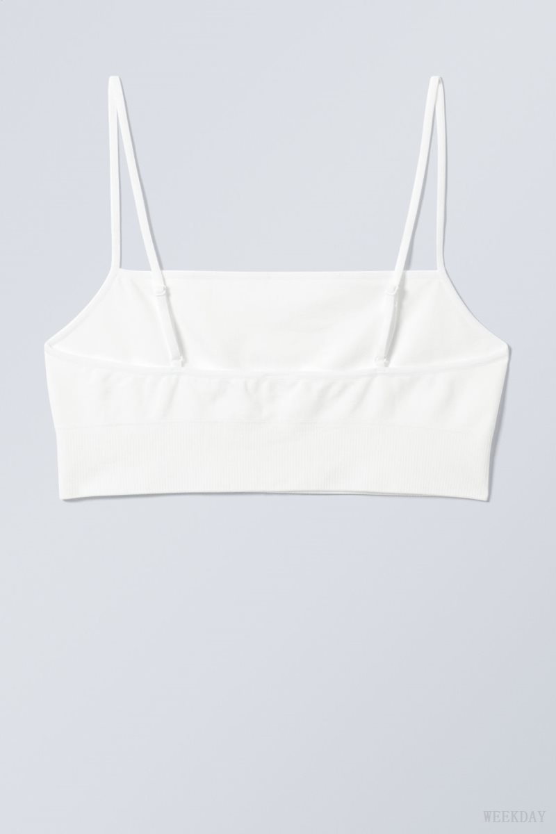 Weekday Cat Soft Bralette Bralette 白 | ISTO7406