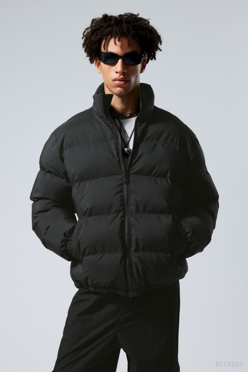 Weekday Cole Puffer Jacket 黒 | MTGW7825