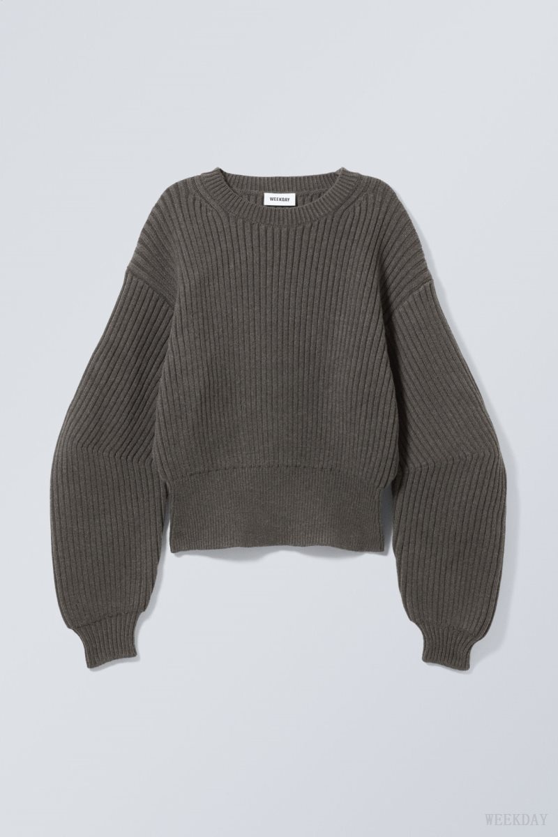 Weekday Dion Sculptural Sweater 暗 | PBNW0321