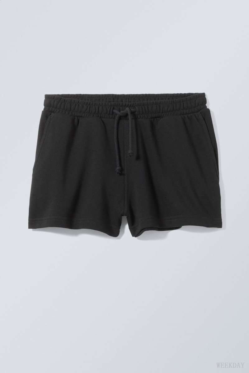 Weekday Essence Standard Sweatshorts 黒 | DUWH7333