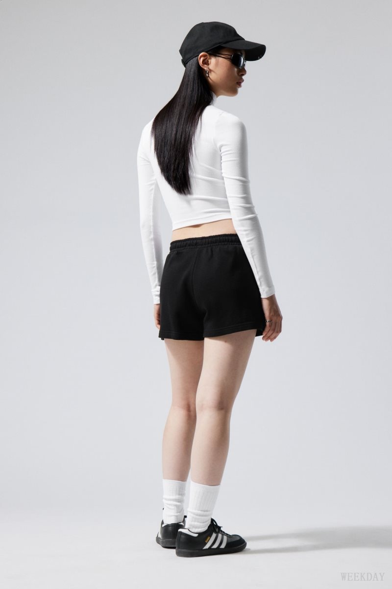 Weekday Essence Standard Sweatshorts 黒 | DUWH7333