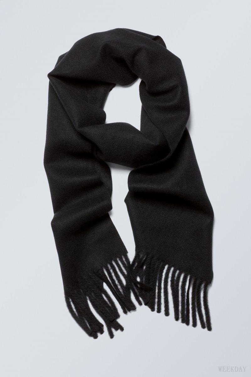 Weekday Essential Scarf 黒 | DWUX1069