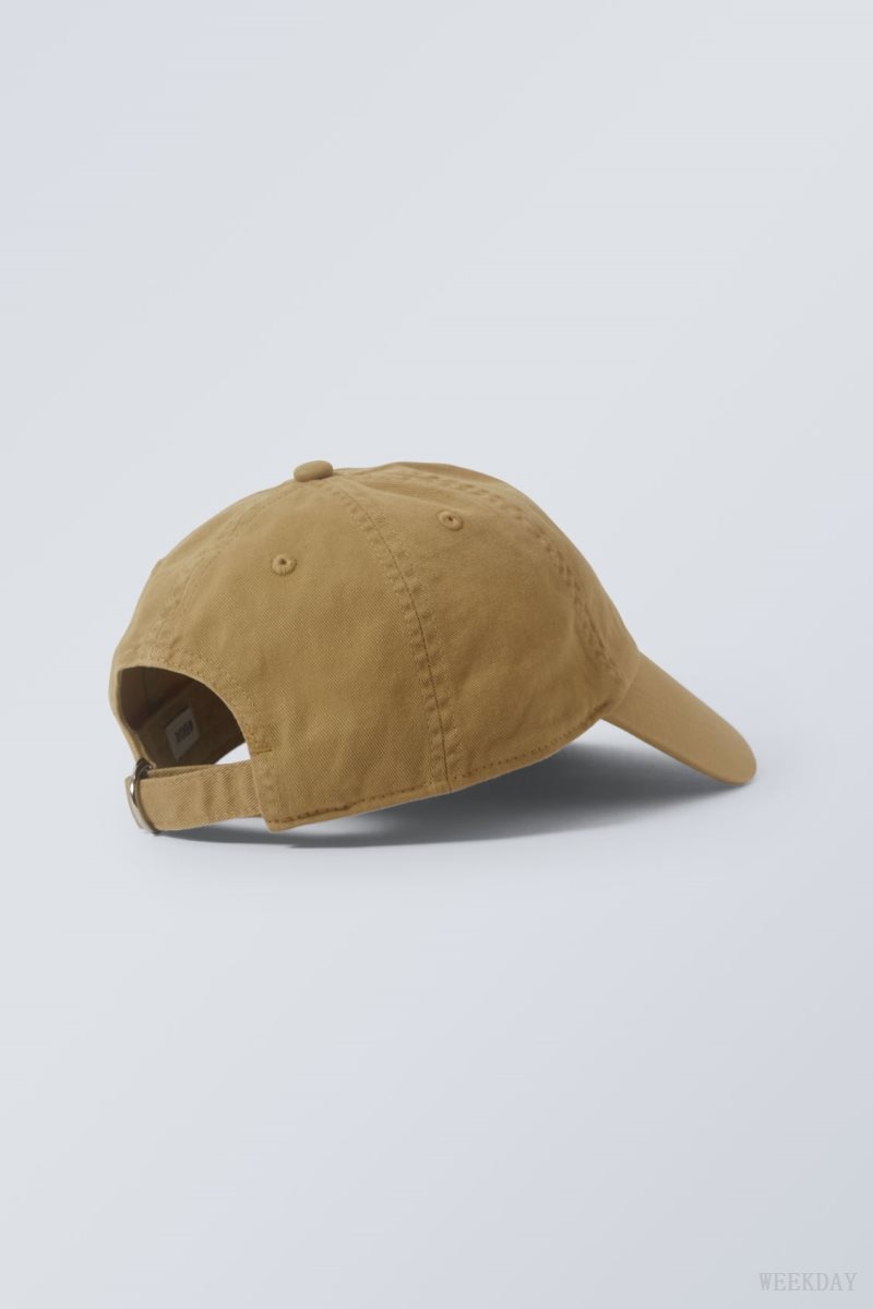 Weekday Essential Washed Cap Desert | YKSB5174