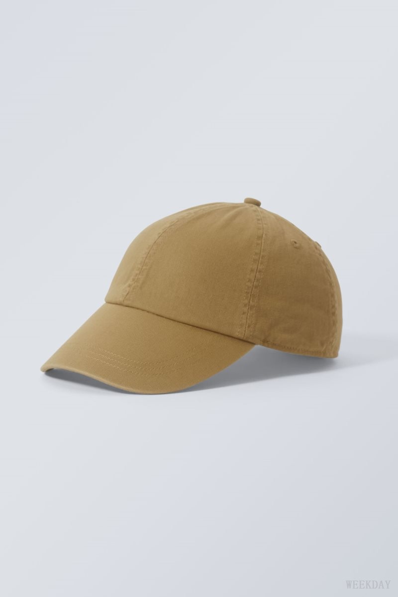 Weekday Essential Washed Cap Desert | YKSB5174