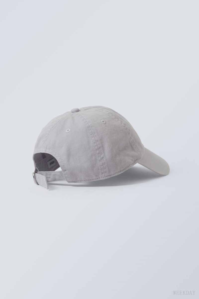 Weekday Essential Washed Cap グレー | BOYL7153