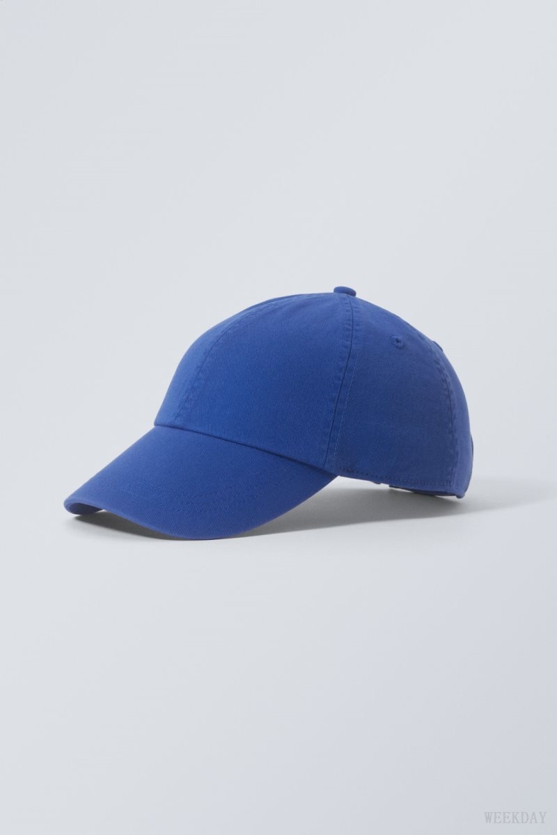 Weekday Essential Washed Cap 深い青 | IWGK5986