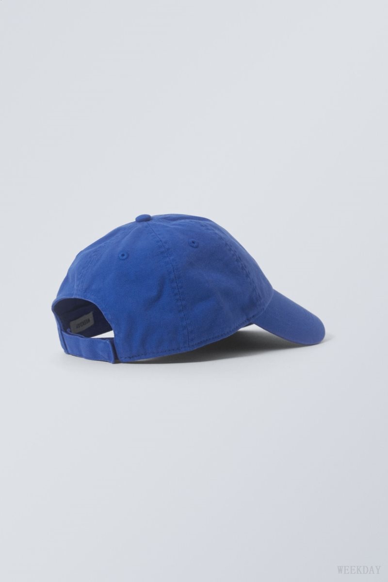 Weekday Essential Washed Cap 深い青 | IWGK5986