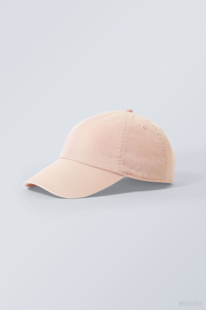 Weekday Essential Washed Cap ピンク | NQCN9070