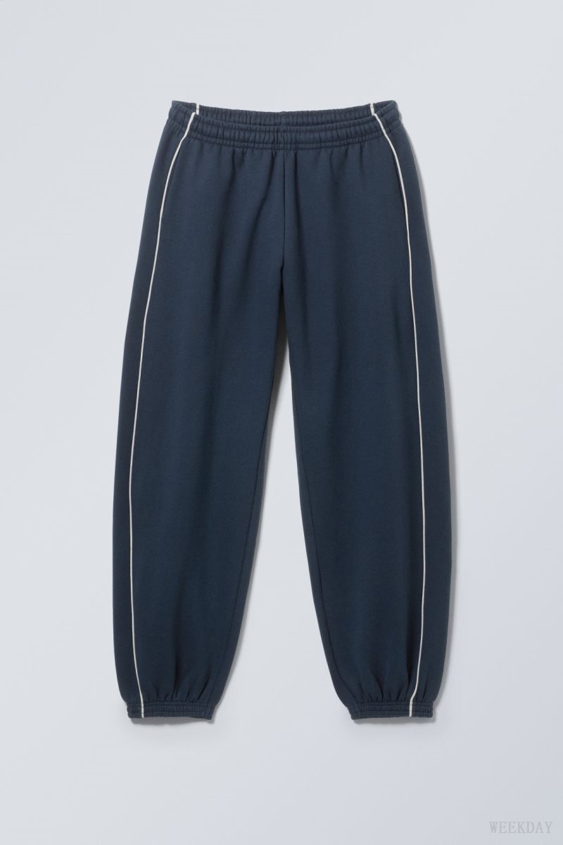 Weekday Even Piping Sweatpants 暗青 | VRXW8501