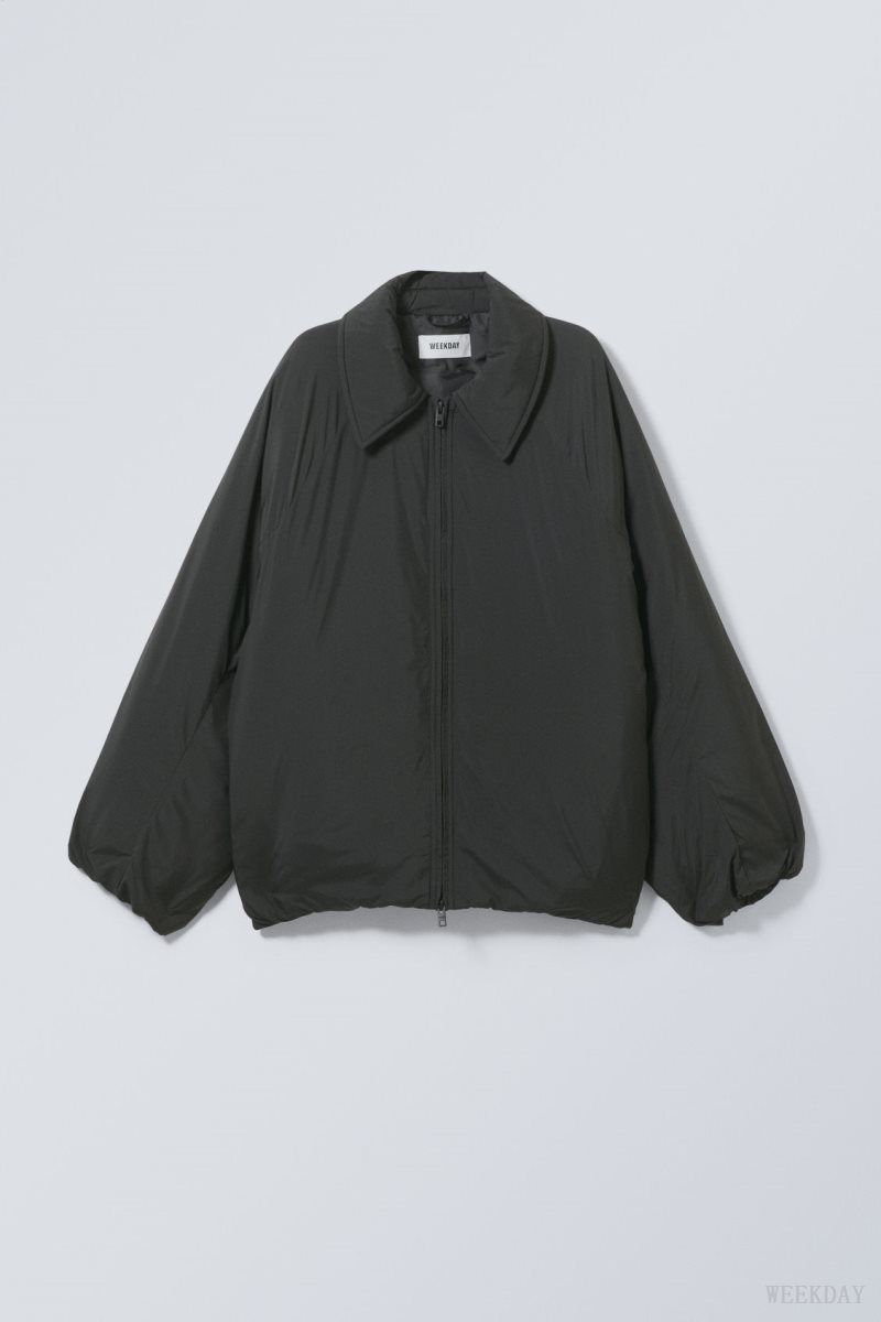 Weekday Helena パッド入り Jacket 黒 | FINR8046