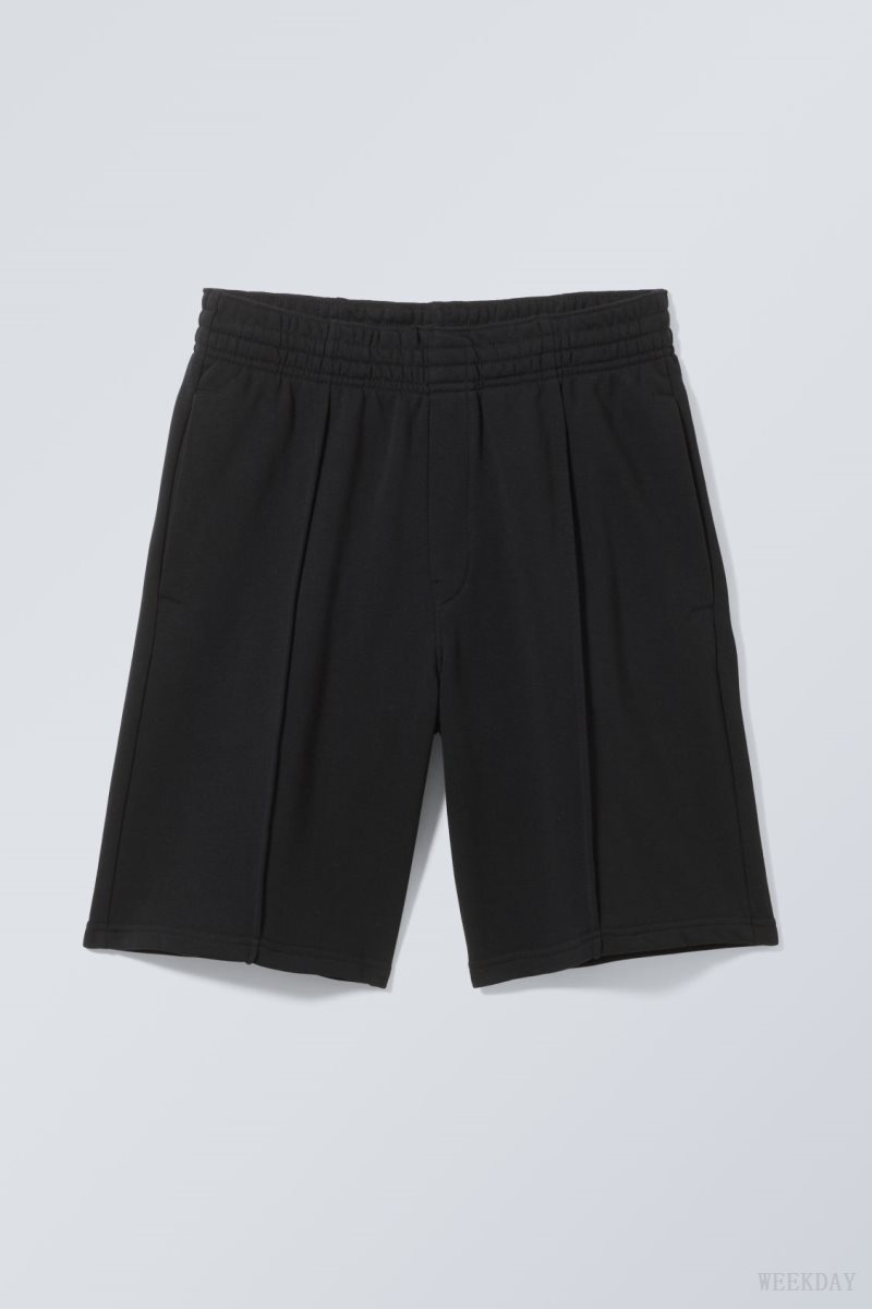 Weekday Ken Terry 軽量 Shorts 黒 | RNFN1306