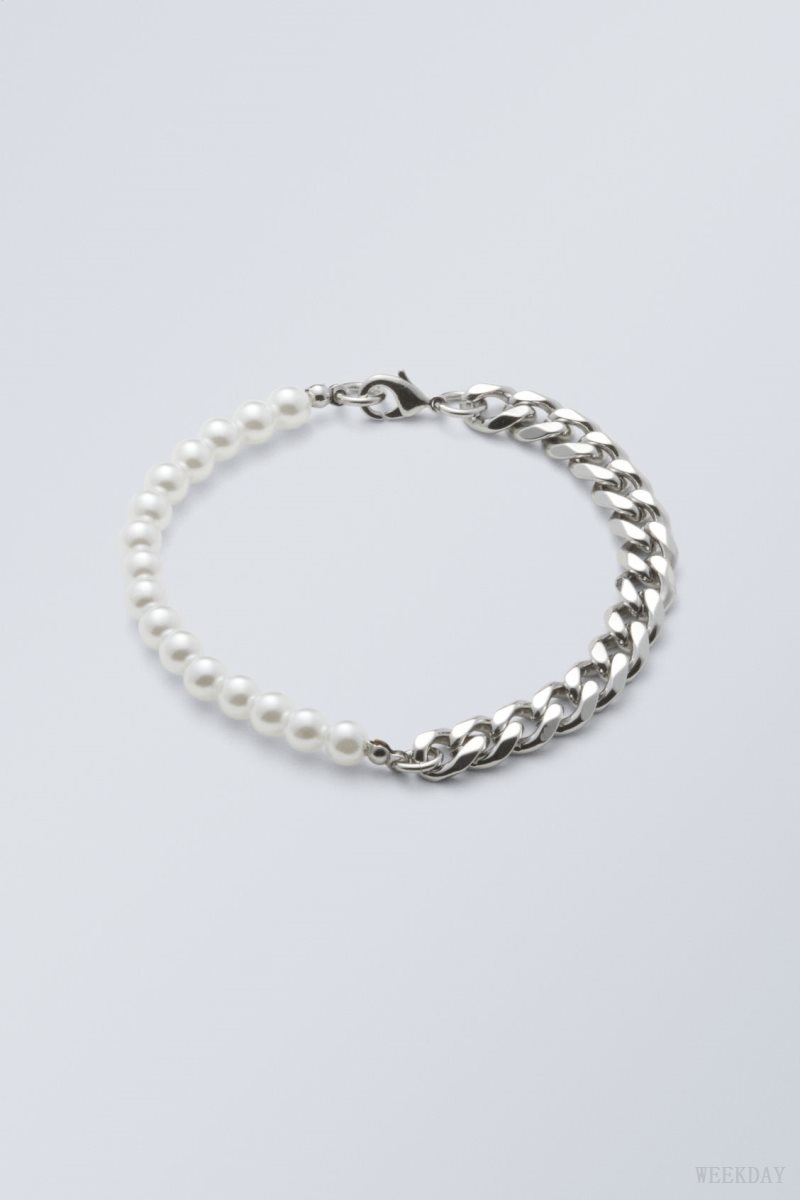 Weekday Kevin Bracelet シルバー | UFYL2090