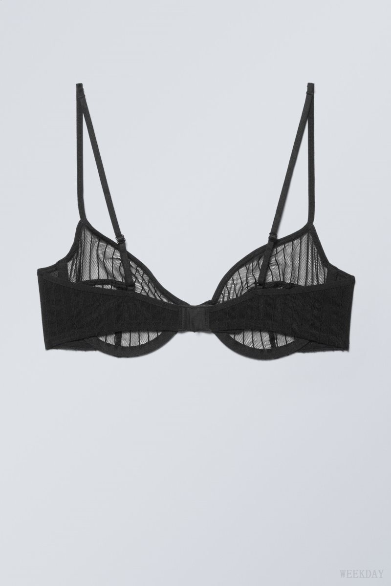 Weekday Molly Underwire Bra ブラ 黒 | UVHX1471