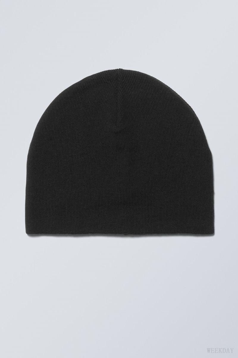 Weekday No Fold Beanie 黒 | EUGY8203