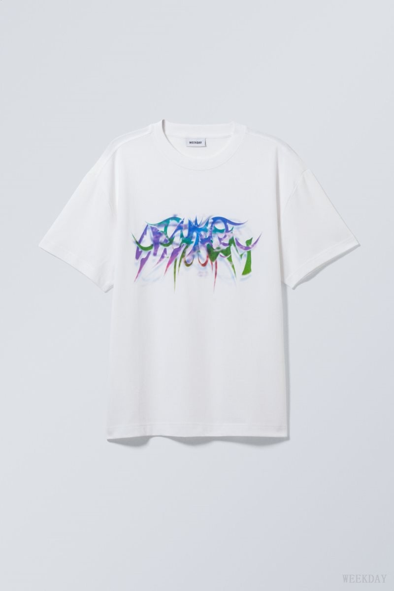 Weekday Oversized Printed グラフィック Tee Graphic Print | ZKNM3918