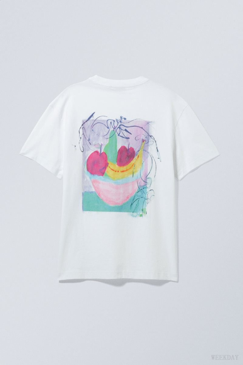 Weekday Oversized グラフィック Printed T-shirt Art School | WHBW8087