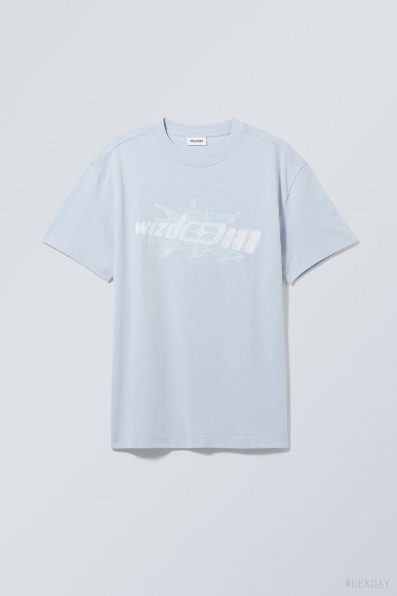 Weekday Oversized グラフィック Printed T-shirt Wizdom | SJFO0839