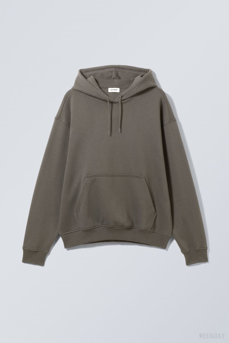 Weekday Relaxed Heavy Hoodie 黒 | AIIU2127