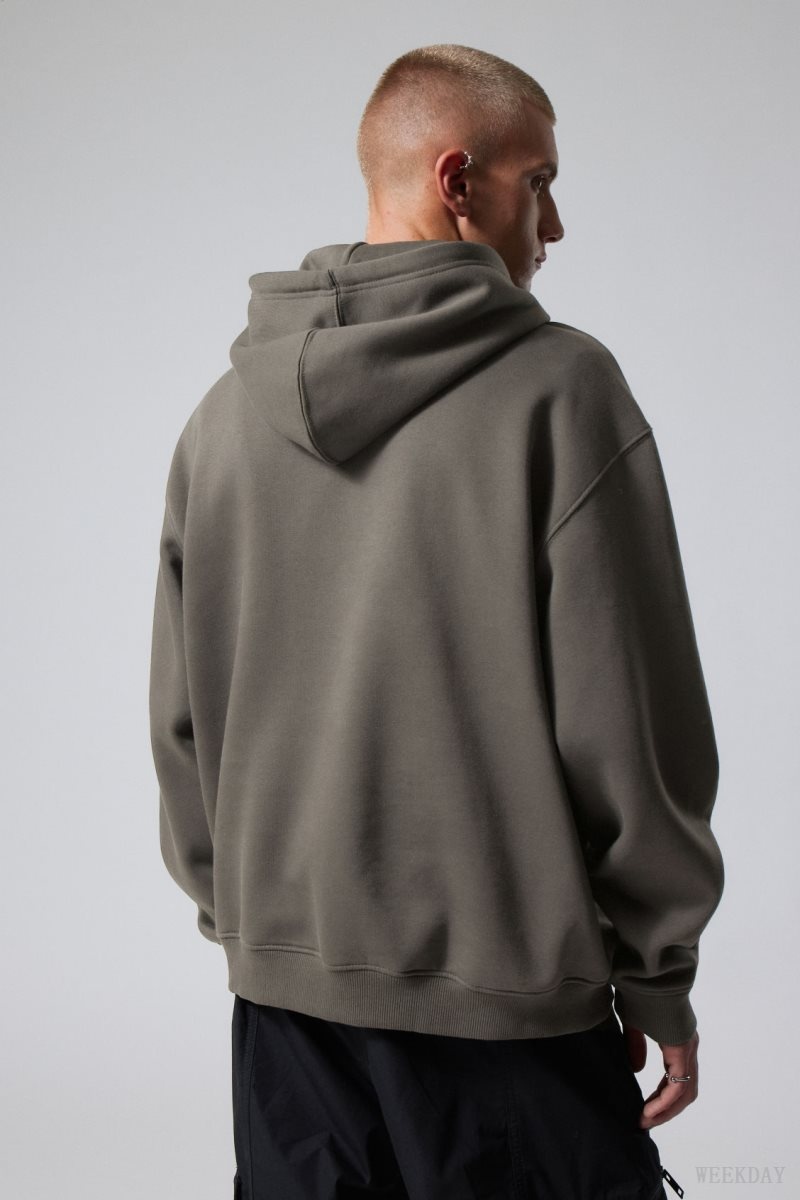 Weekday Relaxed Heavy Hoodie 黒 | AIIU2127