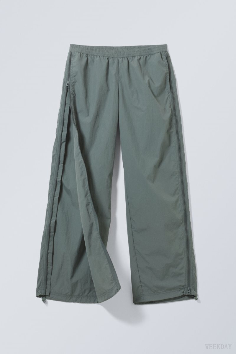 Weekday Simona Side Zip トラック Trousers グレー | VSDR8456