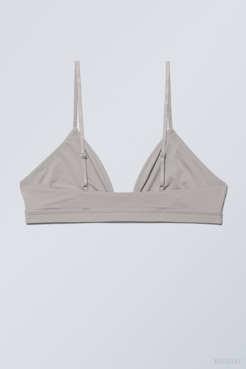 Weekday Soft Triangle Bralette Soul ライトグレー | WZQX6367