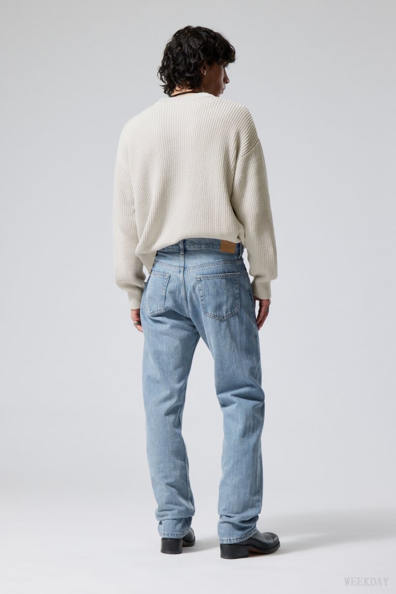 Weekday Space Relaxed 真っ直ぐ Jeans 青 | MQEL5164